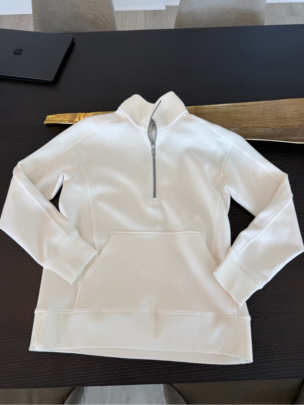 Spanx air essentials half zip nwt